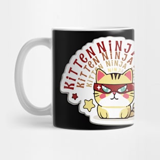 kitten ninja Mug